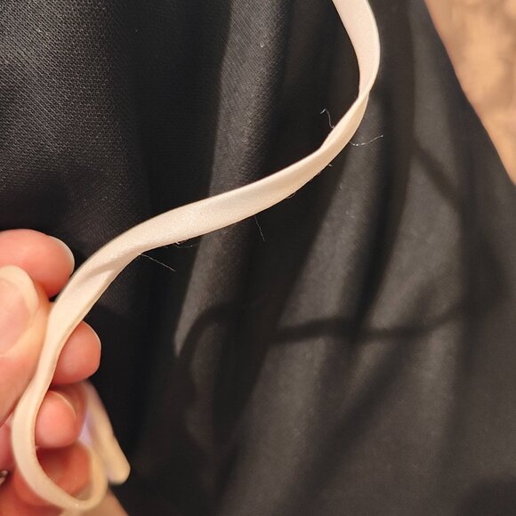 Star Vixen Formal Sheer Black Lined Dress, Size L, Used - Picture 6 of 8